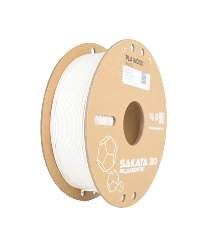Filamento PLA Texture Madera Blanca