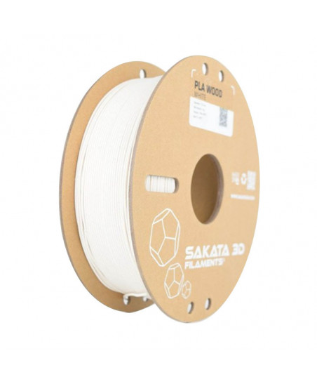 Filamento PLA Texture Madera Blanca