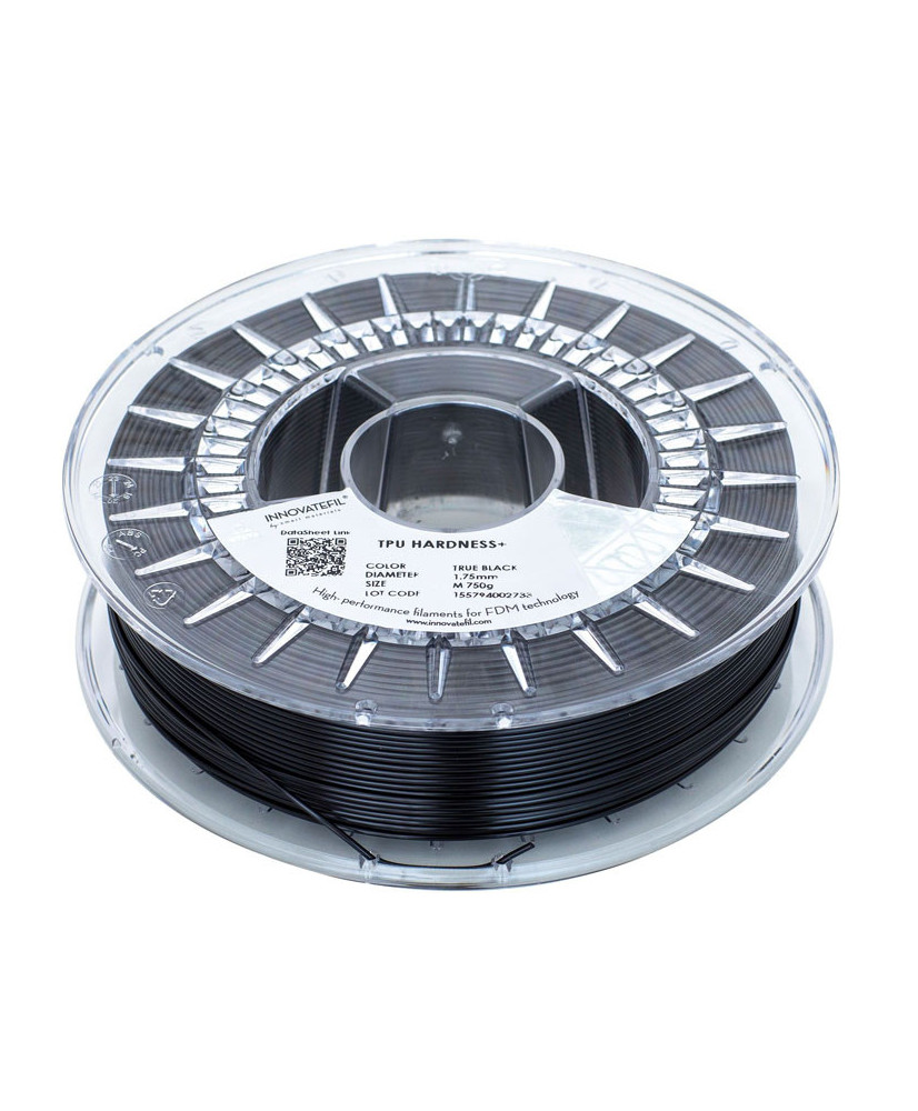 Filamento TPU HARDNESS+ True Black de Innovatefil®