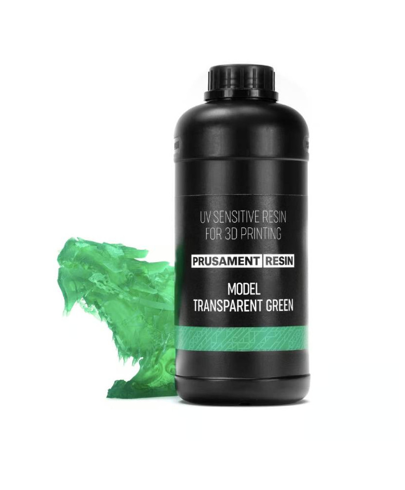 Resina Prusament Model Transparent Green Resina Prusament Model Transparent Green