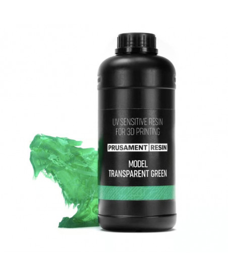 Resina Prusament Model Transparent Green