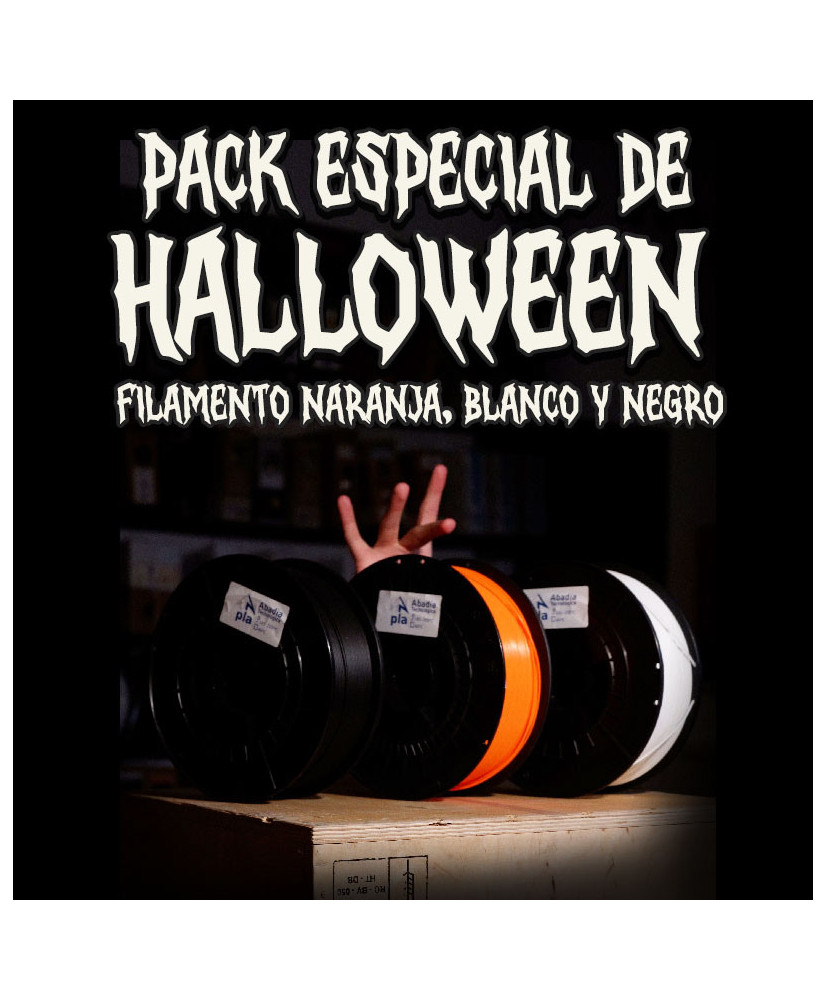 Pack especial de Halloween PLA de Abadía Tecnológica Pack especial de Halloween PLA de Abadía Tecnológica